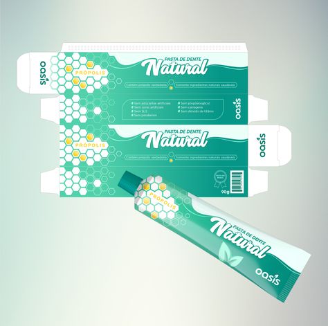 Oasis natural toothpaste by edward.ghita-358857 - Designhill Toothpaste Packaging Design, Toothpaste Design, Toothpaste Packaging, Cd Cover Design, Facebook Cover Design, Natural Toothpaste, Header Design, Leaflet Design, Digital Business Card