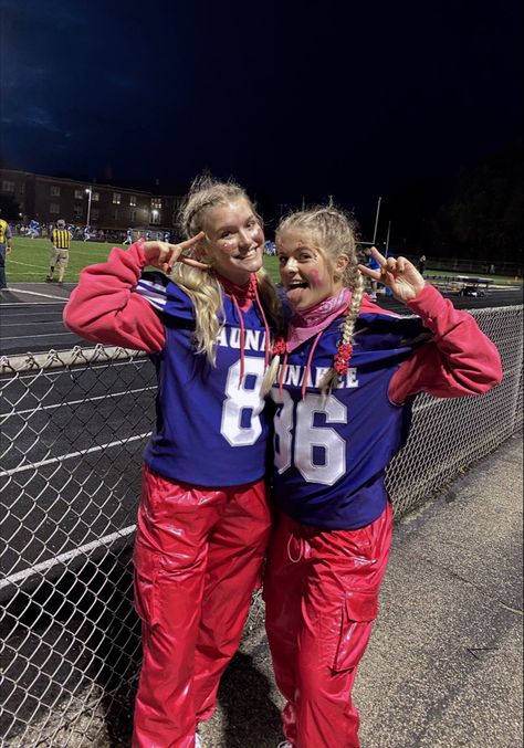 #football #fnl #outfits #pink Fnl Outfits, Basketball High School, Football Themes, High School Life, High School Outfit, Pink Out, Spirit Week, Game Dresses, Football Game