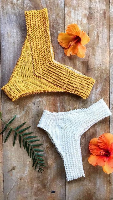 41+ Cute Crochet Free Swimwear Ideas and Images for Summer - Daily Crochet! Stars Crochet, Swimwear Ideas, Ravelry Crochet, Bikinis Crochet, Knit Swimwear, Mode Crochet, Crochet Swimwear, 400m, Crochet Free