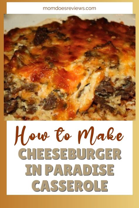 Cheeseburger in Paradise by Jimmy Buffett - Mom Does Reviews Jimmy Buffet Cheeseburger In Paradise, Cheeseburger In Paradise Casserole, Cheese Burger In Paradise, Cheeseburgers In Paradise, Cheeseburger Biscuit Casserole, Cheeseburger Casserole Bisquick, Cheeseburger Casserole With Biscuits, Something Good For Dinner, Bisquick Hamburger Casserole