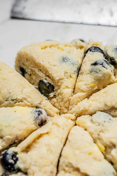 Sourdough Scones with Blueberries and Lemon Sourdough Lemon Blueberry Scones, Sourdough Treats, Sourdough Lemon, Sourdough Scones, Basic Scones, Blueberry Lemon Scones, Orange Scones, Homemade Sourdough Bread, Lime Recipes