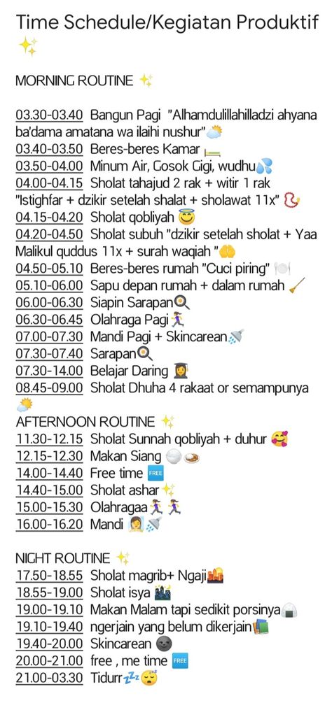 Jadwal Harian Produktif, Time Schedule, Pray Quotes, Islamic Studies, Life Routines, Postive Life Quotes, Life Hacks For School, Learn Islam, Note To Self Quotes