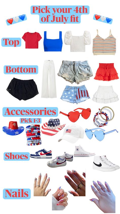 Usa Theme Outfit, July Outfits, July Ideas, Preppy Summer Outfits, Dress Up Day, Casual Preppy Outfits, Trendy Outfits For Teens, 4th Of July Outfits, Lazy Day Outfits