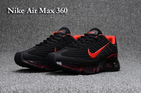 Walking Shoes For Travel, Nike Air Max 360, Air Max 360, Shoes For Travel, Nike Wear, Red Nike Shoes, Nike Casual Shoes, Nike Air Max 2017, Nike Shoes Women Fashion