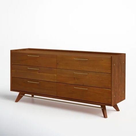 Midcentury Dresser Walnut | Wayfair Midcentury Dresser, Dresser Walnut, Walnut Dresser, Mid Century Dresser, Dressers And Chests, All The Best, Dresser, Mid-century Modern, Walnut