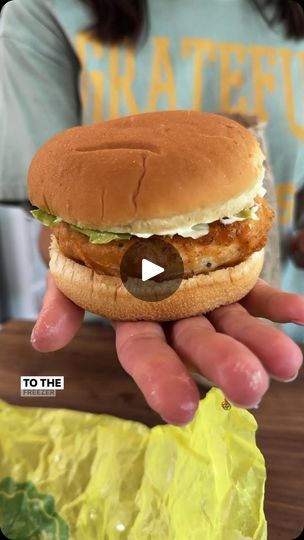 411K views · 29K reactions | When you want McDonalds, but you have food at home…darn it.  Get the best of both worlds by trying Nicole’s Copycat McChicken. In terms of looks, taste, and not having to leave the house, this recipe definitely beats the OG. Sorry, Golden Arches, our version is simply “bigger, better, and crispier.”  Click the link in @allrecipes bio for the full recipe ⬆️  📸: @nicolemcmom  #mcdonaldscopycat #quickandeasy #foodhacks | Allrecipes | Otis McDonald · Nobody Nicole All Recipes, Mcchicken Copycat, Mcchicken Recipe, Handheld Meals, Homemade Chicken Burgers, Chicken Coating, Crispy Chicken Burgers, Chicken Burgers Recipe, Appetizer Sandwiches