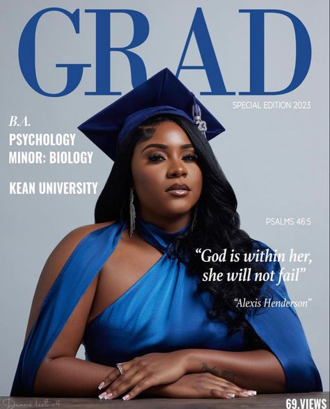 #graduation Grad Photoshoot Ideas Black Women, Black Grad Pics, Graduation Flyer Ideas, Health Science Graduation Pictures, Pre Law Graduation Pictures, Business Graduation Photoshoot, Nurse Photoshoot Ideas, Graduation Magazine Cover, Graduation Pictures Nontraditional