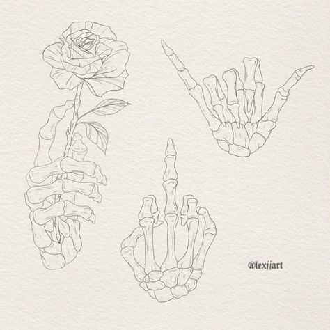 some skelly hands 💀 (shading included) email to book! - #skeletontattoo #skeleton #tattooing #cooltattoos #funnytattoos #vancouvertattoos #tattoovancouver #vancity #mapleridge #tattooideas Dainty Skeleton Hand Tattoo, Skeleton Hand Spine Tattoo, Skeleton Hand Neck Tattoo, Skeleton Hands Holding Something, Tattoo Ideas Female Skeleton, Skull Hand Holding Flower Tattoo, Skeleton Flash Tattoo, Fine Line Skeleton Tattoo, Skeletal Hand Tattoo