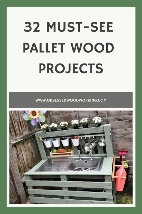 Impressive, Distinctive, Innovative, Striking, Ingenious, and Superb are just some of the adjectives used to describe the pallet wood projects below! Each project you’ll discover on this page is a testament to the creativity and Building With Pallets Diy Projects, Pallet Projects For School, Pallet Homestead Projects, Pallet House Plans How To Build, Diy Pallet Projects For Outside, How To Use Pallets In The Garden, Pallet Projects Kids, Pallet Garden Benches, Wood Pallet Bed Frame