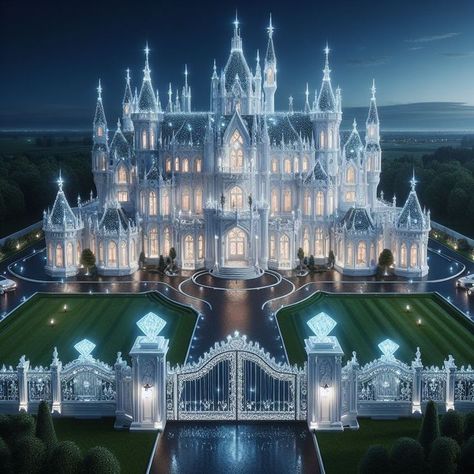 Royal Palace Aesthetic, 5 Color Combos, Stunning Houses, Royal Mansion, Expensive Lifestyle, Dream House Pictures, Frozen Castle, Castle House Design, Dreamscape Architecture