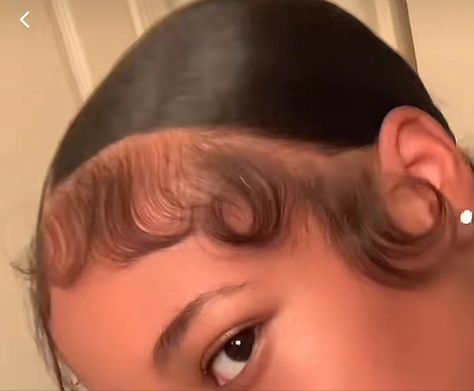 Edges For Side Part Wig, Swooped Edges, Babyhairs Edges, Laying Edges Down Natural Hair, Babyhairs Edges Wig, Soft Edges, Edges Ideas, Really Curly Hair, Edges Hair