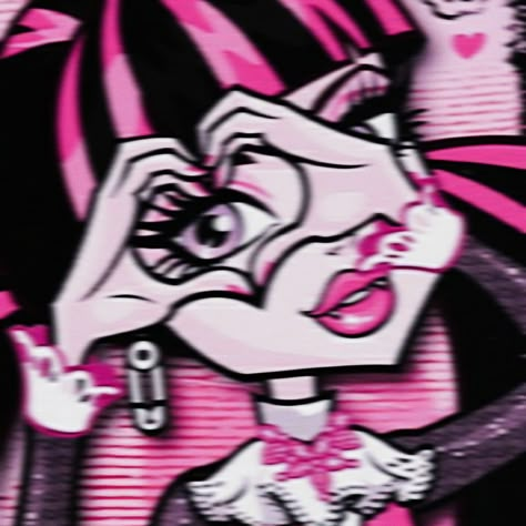 Pink Monster High Pfp, Monster High Draculaura Icon, Yk2 Aesthetic, Draculaura Aesthetic, Y2k Profile Picture, Arte Monster High, Monster High Pictures, Moster High, Monster High Art