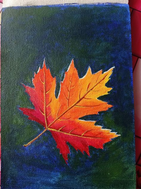 Maple Leaves Painting, Fall Leaf Painting Acrylic, Painting Fall Leaves Acrylic, Maple Leaf Painting, Autumn Leaf Painting, Maple Leaf Watercolor, Fall Leaves Painting, Fall Window Painting, Kids Painting Class