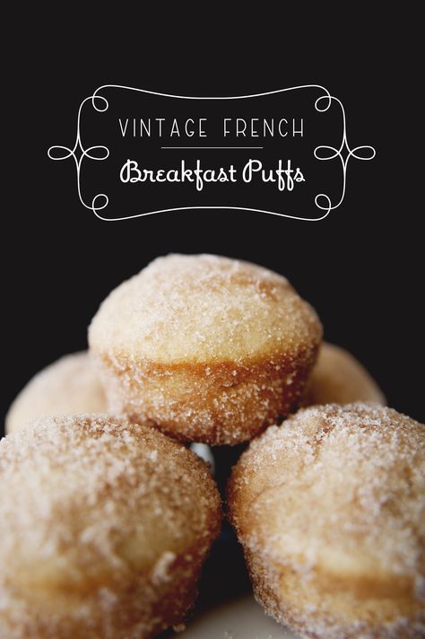 VINTAGE FRENCH BREAKFAST PUFFS // VIDEO - The Kitchy Kitchen Breakfast Puffs, French Breakfast Puffs, French Breakfast, Puff Recipe, What's For Breakfast, Breakfast Breads, Breakfast Treats, Mad Scientist, Breakfast Dishes