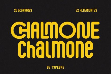 Chalmone is a condensed and rounded sans-serif font with a bold and distinctive personality. It features 26 unique ligatures and alternative underlined fonts. This font is intentionally designed for use in larger point sizes, yet it doesn’t lose its charm even in smaller point sizes, allowing you to be more expressive in your design projects. […] Get your free download of the Chalmone Font now at FreeFontDL - Free Font Download! Rounded Font Free, Formal Fonts, Font Love, Alfabet Font, Round Font, Free Font Download, Minimalist Font, 1001 Fonts, Graphic Design Fonts