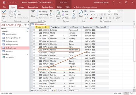 MS Access - Joins - Tutorialspoint Ms Access, Microsoft Access, A Relationship, Logic, A Table, Microsoft