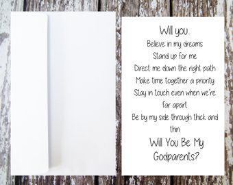 Printable Will you be my Godparents Card, Instant Digital Download Card, Godparents Proposal, Godparent Card, Baptism Card, Christening Card Godfather Proposal Ideas, Asking Godparents, Godparent Request Ideas, Godparent Request, Proposal Quotes, Godfather Proposal, Godparent Proposal, Baptism Card, Godmother Proposal