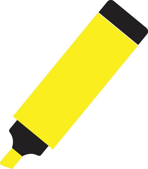 highlighter glyph icon on white background. flat style. highlighter pen symbol. highlighter marker pen sign. Highlight Pen, Highlighter Marker, Marker Icon, Pen Icon, Highlighter Pen, Background Drawing, Highlighters Markers, Glyph Icon, Art Youtube