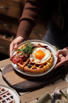 Waffle Food Photography, Waffle Photography, Breakfast Photoshoot, Waffles Photography, Breakfast Shot, Food Photography Dessert, Halloween Breakfast, Breakfast Photography, Breakfast Cafe