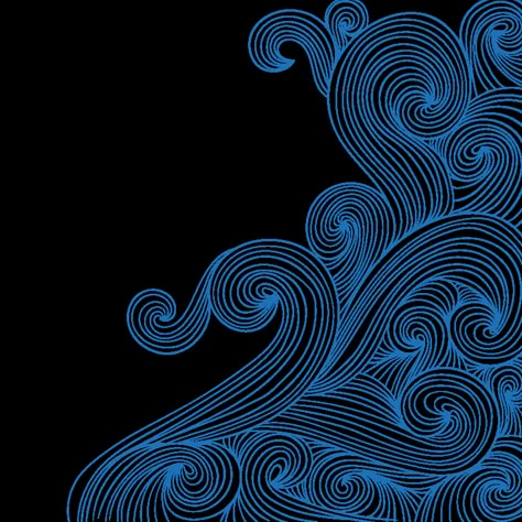 Wave Drawing, Arte Doodle, Easy Things To Draw, Abstract Drawing, Wave Art, Doodle Art Designs, Ocean Wave, Zentangle Art, Zentangle Patterns