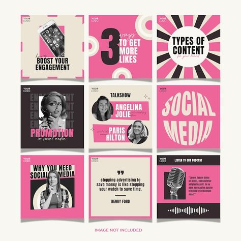 Podcast Instagram Feed, Podcast Branding, Podcast Instagram, About Social Media, Retro Theme, Design Posters, Business Card Maker, Flyer Maker, Poster Maker