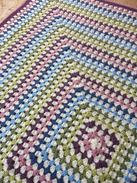 Gemstone Granny Square Blanket - The Crochet SwirlThe Crochet Swirl Single Granny Square Blanket, Infinity Granny Square Blanket, Infinity Granny Square, Solid Granny Square Blanket, Crochet Swirl, Blankets Knit, Crochet Throws, Knit Scarfs, Crochet Granny Stitch