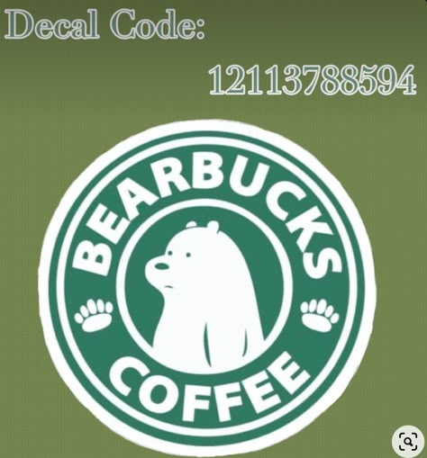 Starbucks Code, Bloxburg Cafe, Bloxburg City, Bloxburg Town, Preppy Decal, School Decal, Bloxburg Decals Codes Aesthetic, Codes Wallpaper, Blocksburg Room Ideas￼