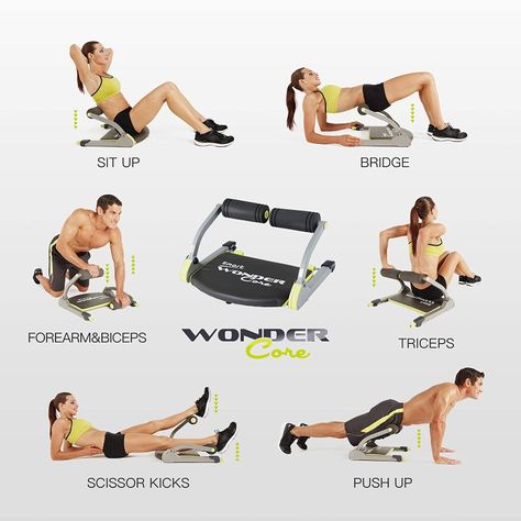 Wonder Core Exercises, Ab Crunch Machine, Ab Roller Workout, Crunch Machine, Ab Machine, Best Workout Machine, Fitness Infographic, Roller Workout, Best Abdominal Exercises