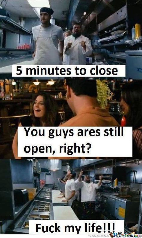 Server Humor, Restaurant Humor, Server Life, Work Memes, E Card, Work Humor, New People, Food Service, Bones Funny