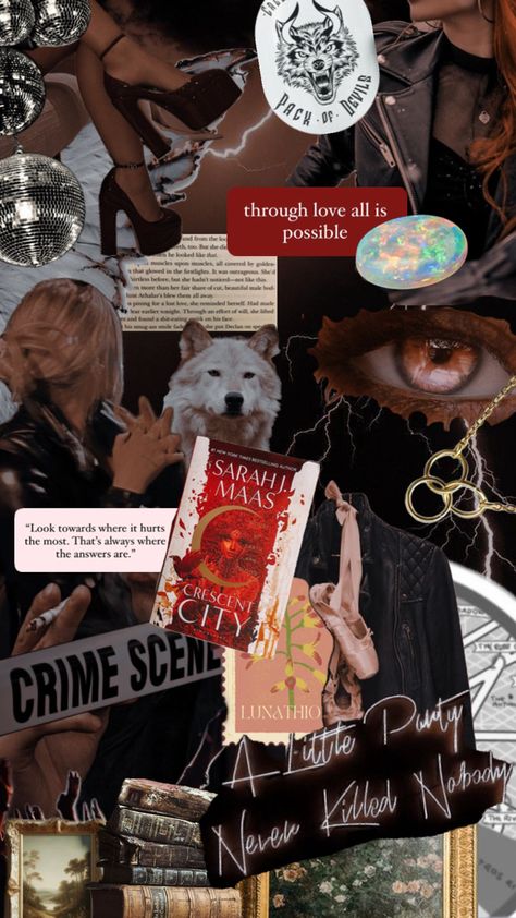 Bryce, Hunt, Ruhn, Crescent City, Danika, Fury, Juniper, book art Sarah J Maas Aesthetic, Bryce Hunt, House Of Earth And Blood, City Collage, Sarah J Maas Books, Summer Books, Room Pictures, Crescent City, Instagram Photo Inspiration