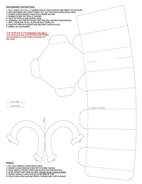 Tea Cup Template, Teacup Template, Mug Noel, Paper Tea Cups, Cup Template, Americana Crafts, Paper Hats, Paper Box Template, Gift Box Template