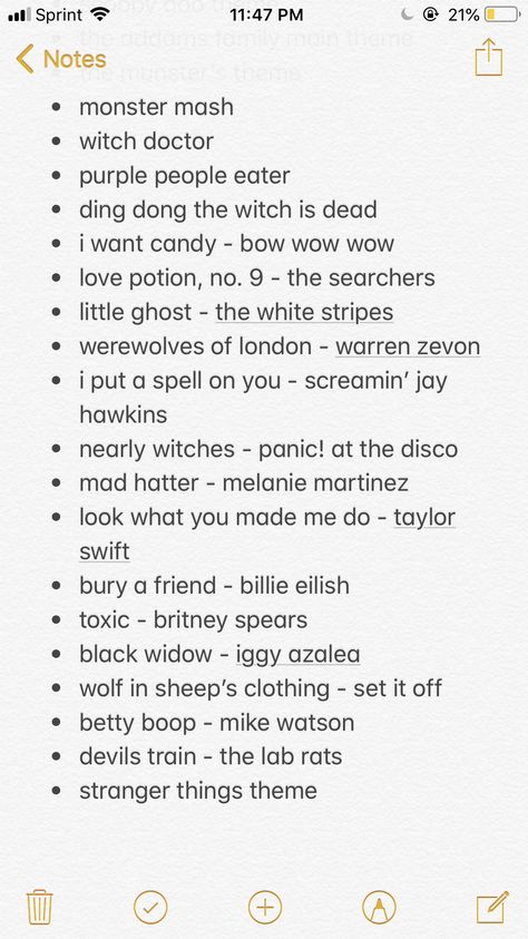 Halloween playlist pt. 2 Names For Fall Playlist, Spooky Playlist Names, Halloween Playlist Names, Halloween Spotify Cover, Contact Nicknames, Autumn Playlist Names, Halloween Playlist Cover, Christmas Playlist Names, Fall Playlist Names