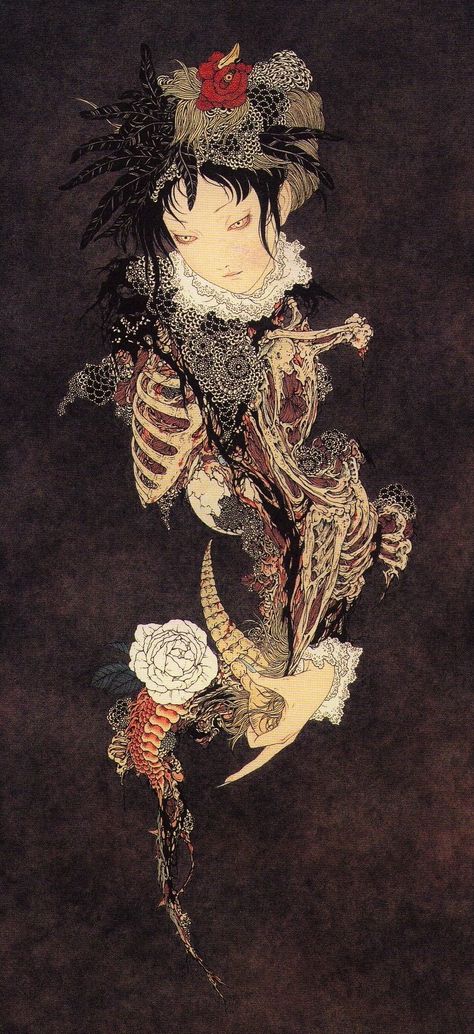 Yamamoto Takato, Takato Yamamoto, Body Horror, Arte Peculiar, Japanese Horror, Japanese Illustration, Art Body, Art Japonais, Wow Art