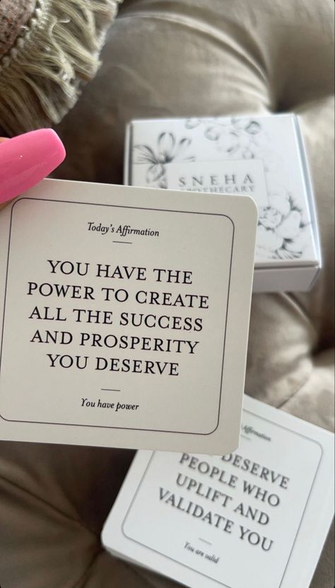 Diy Affirmation Cards, Business Card Design Minimal, Compliment Cards, Positive Affirmation Cards, Quote Cards, Self Reminder, Positive Self Affirmations, Affirmation Cards, Daily Affirmations