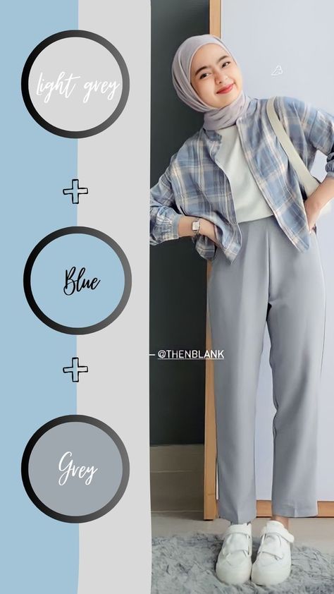 Mix And Match Colors Outfits, Uni Ootd, Mix And Match Outfits Hijab, Stylish Outfits Casual, Simple Casual Outfits, Mix Match Outfits, Colour Combinations Fashion, Color Combos Outfit, Color Combinations For Clothes