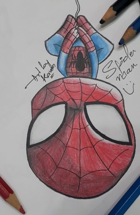 Spider Man Graffiti Art, How To Draw Spider Man, Marvel Sketches Easy, Spiderman Drawing Sketches, Spider Man Drawings, Marvel Characters Drawings, Spider Man Doodle, Spiderman Drawings, Chibi Spiderman