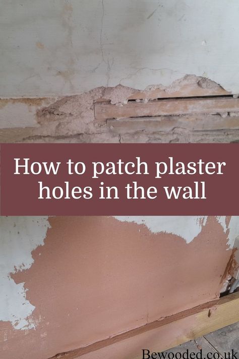 Patching Plaster Walls, Repairing Plaster Walls, Holes In The Wall, Plastered Walls, Plaster Repair, Plaster Paint, Drywall Repair, Remodeling Mobile Homes, Skirting Boards