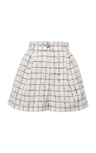 Luxury High-waisted Shorts For Women, Tropical Academia, Tweed Shorts Outfit, Mini Skirt Png Aesthetic, Stage Outfits Kpop Shorts, Channel Clothes, Shorts Png, Luxury Spring Mini Shorts, Plaid Skirt Png