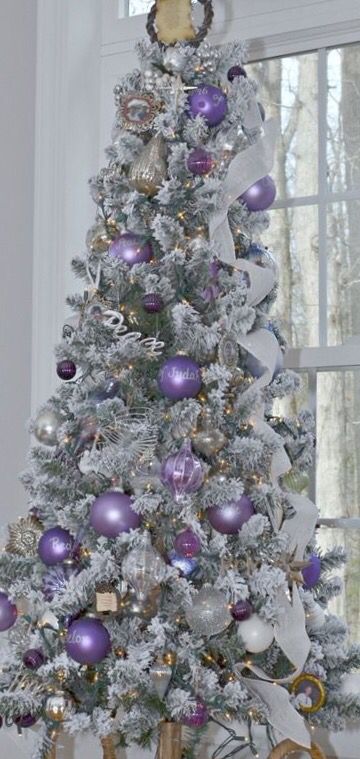 Lavender Christmas White And Lavender Christmas Tree, Lilac Christmas Decorations, Lavender Christmas Decorations, Lavender Christmas Decor, Purple And White Christmas Tree, Lilac Christmas Tree, Lavender Christmas Tree, Mauve Christmas, Lilac Christmas