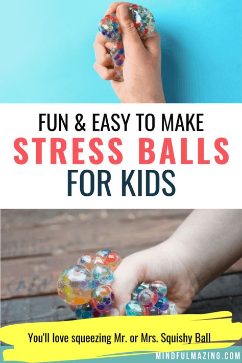 Coping Skills Toolbox Ideas, Teach Feelings, Diy Stressball, Christmas Crafts To Make And Sell, Fun Summer Crafts, Emotions Activities, Calm Kids, Tension Relief, Emotional Child