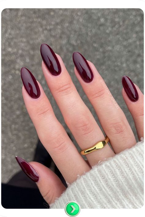 Deep plum nails with a high-gloss finish bring bold sophistication to professional settings. The rich shade is ideal for adding luxe appeal without overwhelming office attire. Plum Red Nails, Deep Plum Nails, Work Nails Professional, Professional Nails For Work, Office Nails Professional, Nails For Work, Office Nails, Nails Professional, Plum Nails