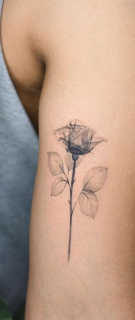 Bicep Tattoo Women, Tricep Tattoos, Tattoo Eyebrows, Rose Tattoos For Women, Small Rose Tattoo, Tattoo Forearm, Tattoo Rose, Bicep Tattoo, Tattoo Women