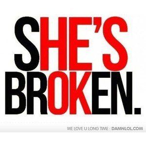 Quotes About Broken Things. QuotesGram Shes Broken, Typography Images, Double Meaning, Savage Quotes, Love Hurts, Breakup Quotes, Girly Quotes, Emphasis, Love Quotes