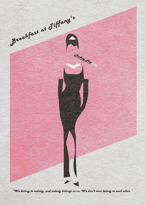 Breakfast At Tiffany's Poster, Tiffany Art, Breakfast At Tiffany's, Pink Posters, Movie Prints, Picture Collage Wall, Breakfast At Tiffanys, Photo Wall Collage, Drawing Artist