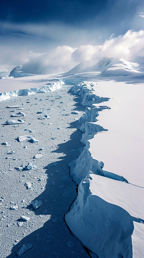 Antarctica's story unveiled in editorial photography's arctic tapestry. Antarctica Aesthetic, Snowy Mountains, Coastal Landscape, Incredible Places, Awe Inspiring, Editorial Photography, Brush Strokes, Landscape Photography, Editorial