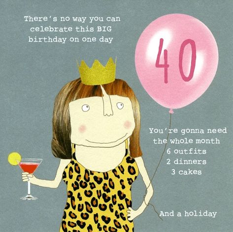 40th Birthday Wishes For Women Funny, Happy 40th Birthday Woman Wishes, Happy 40th Birthday Funny Woman, Funny 40th Birthday Wishes, 40th Birthday Outfit, 40th Birthday Images, Birthday Funnies, 40th Birthday Cake For Women, Birthday Greetings For Women