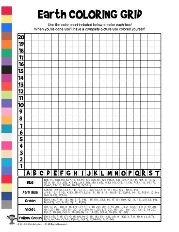 Space Grid Coloring Pages | Woo! Jr. Kids Activities : Children's Publishing Coloring Grid Worksheet, Color Pixel Art Free Printable, Pixel Coloring Pages, Grid Coloring Pages, Grid Drawing Worksheet, Grid Coloring, Grid Printable, Outer Space Activities, Space Activities For Kids