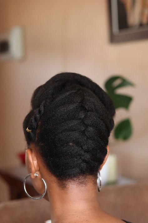 Flat Twist Updo Natural Hair Up Dos, 4c Hair Updo, 4c Updo, Twist Updo Natural Hair, Flat Twist Updo Natural Hair, Natural Hair Updo Tutorial, Natural Hairstyles For 4c Hair, Updo Natural Hair, Flat Twist Styles