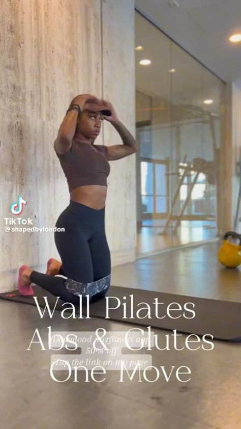 “Your reminder to take up your space in the gym, my girls." Ab And Glute Workout, Fit Baddie, Wall Pilates Workout, Pilates Workout Plan, Burn Belly Fat Workout, Wall Pilates, Pilates Workout Routine, Wall Workout, Pilates Body