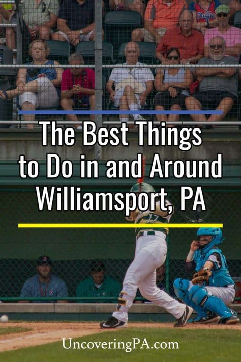 The most fun things to do in Williamsport, Pennsylvania, and the surrounding area. Williamsport Pennsylvania, Pennsylvania Travel, Dubai Skyscraper, Union County, Adventure Bucket List, Travel Articles, River Boat, Global Travel, Beautiful Waterfalls